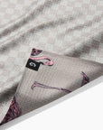 Geometry Double-Sided Tea Towel – Flamingo Dance