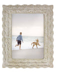 Beige Wavy Picture Frame, 5x7