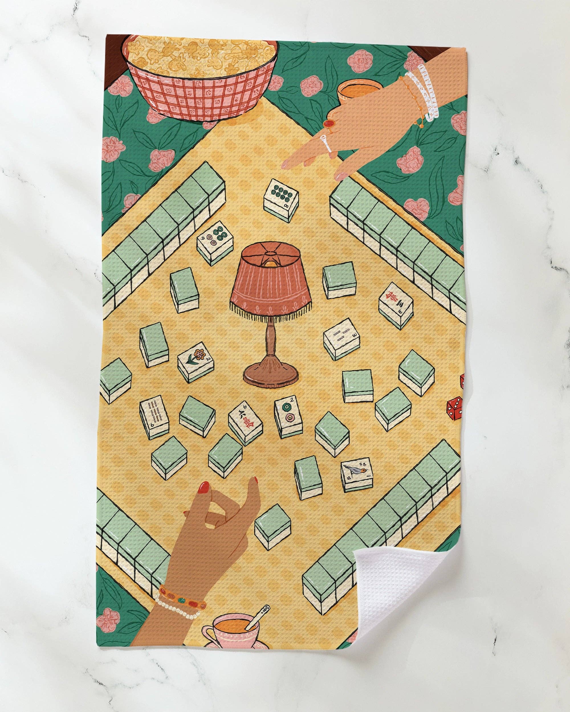 Lucky Hand Tea Towel