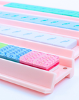MAHJONG RACKS | Premium Acrylic | 4 Racks + 4 Pushers