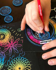 Spirograph Scratch & Shimmer – Scratch Art Kit - Ages 8+