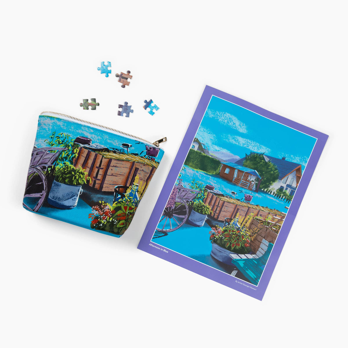 Canvas Classics Afternoon in Blue 500 Piece Puzzle