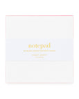 Painted Edge Notepad, Neon