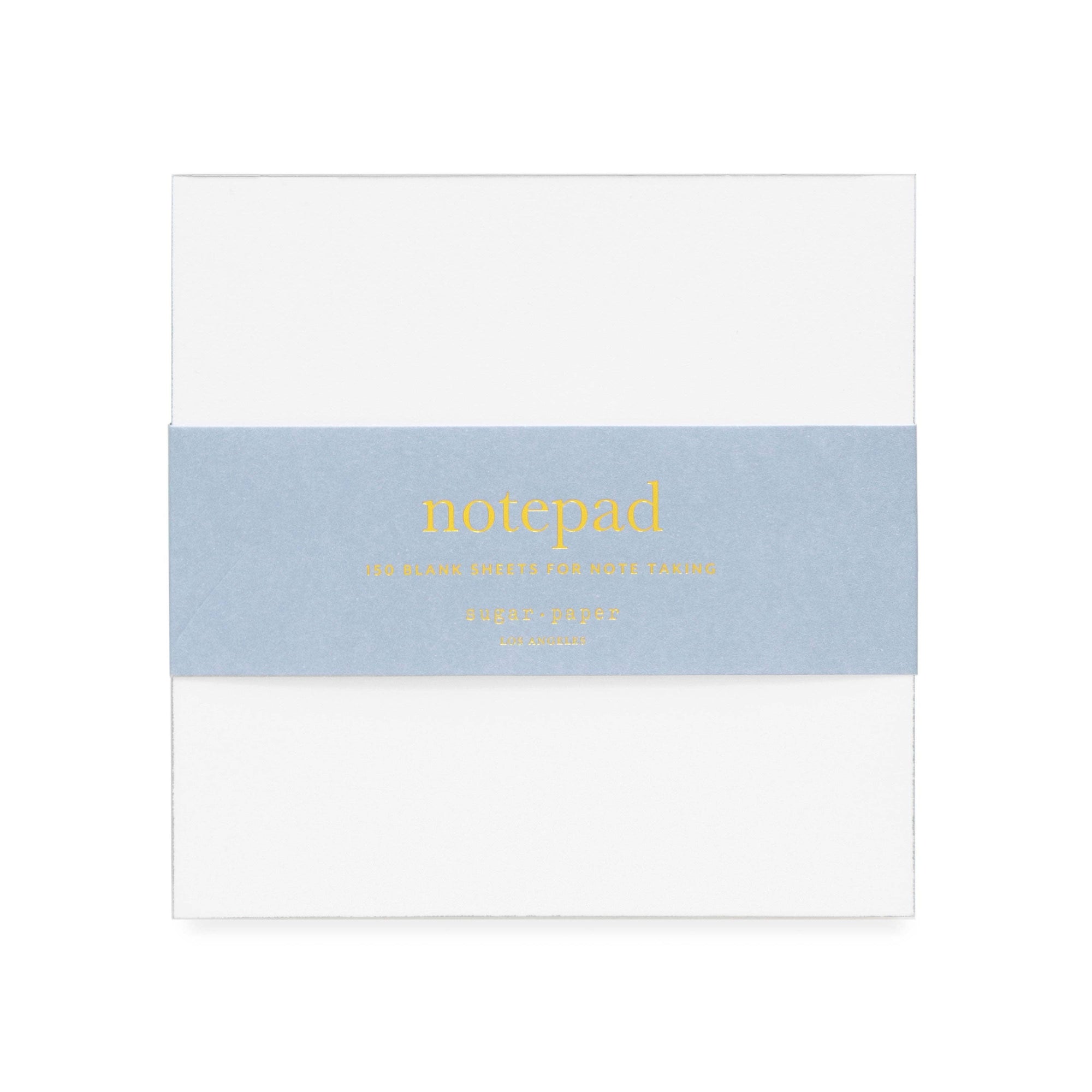 Painted Edge Notepad, Blue