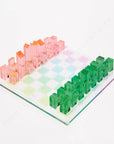 Ombre Lucite Chess & Checkers Sherbert