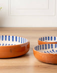 Moroccan Nesting Dish Set - Blue Stripe