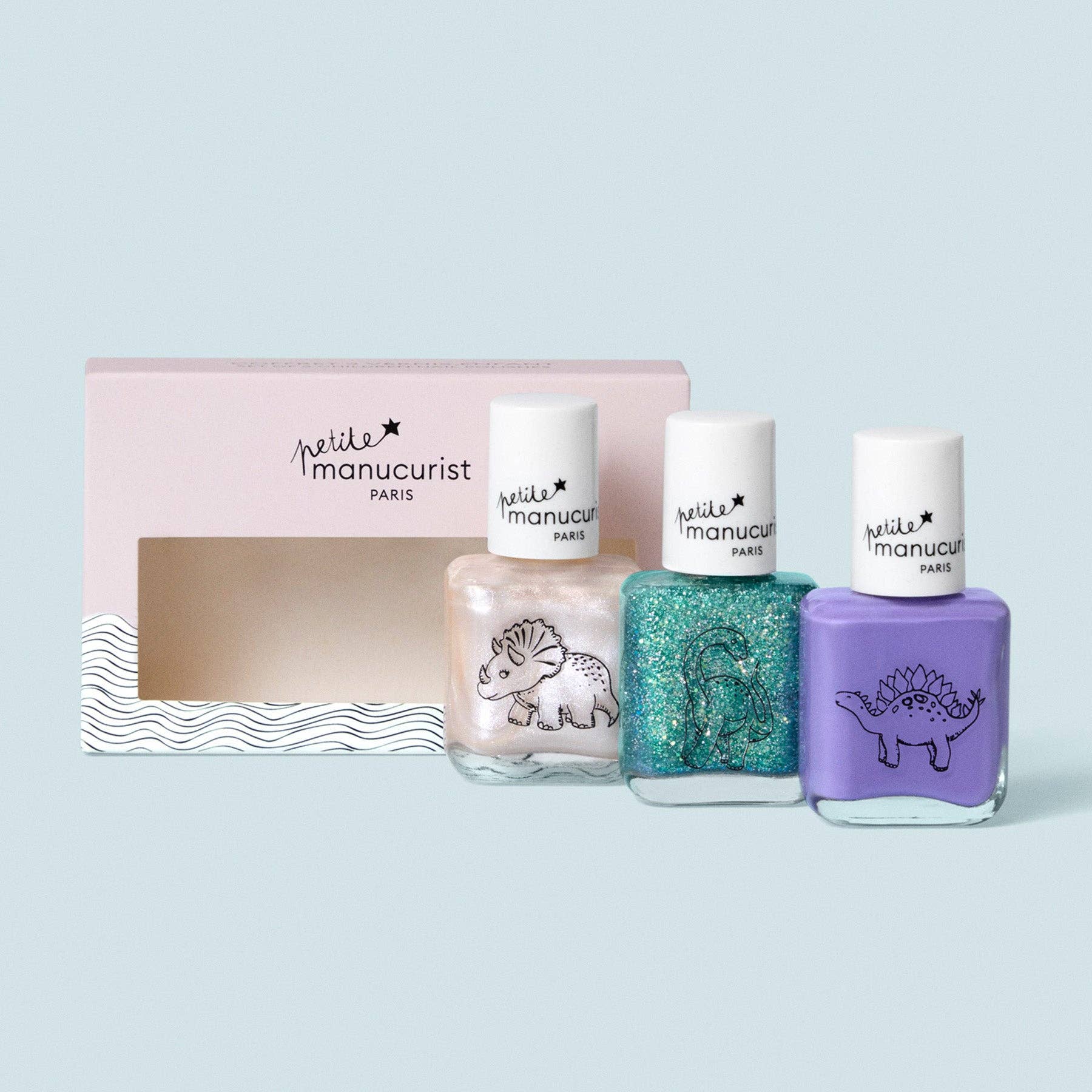 Manucurist Petite Manucurist Dinosaur Kids Nail Polish Set