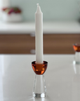 Colored Crystal Candlesticks