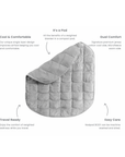 Blush Nodpod BODY - Weighted Blanket