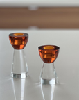 Colored Crystal Candlesticks
