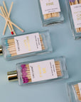 I Hate Everyone - Glass Bottle Safety Matches - Aqua