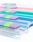 MAHJONG RACKS | Premium Acrylic | 4 Racks + 4 Pushers