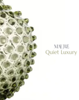 Hobnail Glass Pitcher | Moss Green | 2L | Vintage Jug