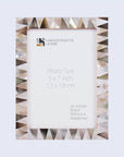 Pearlescent Ivory Mother of Pearl Picture Frames, 4"X6"