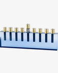 Apeloig Collection Acrylic Menorah & Flower Vase – Modern Hanukkah Menorah