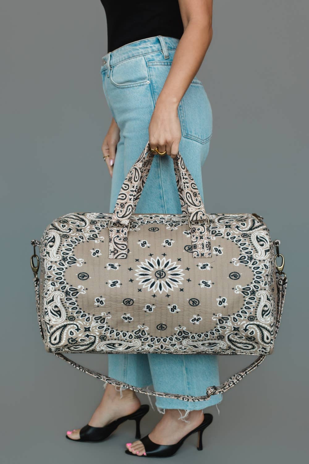 Tan Bandana Duffel