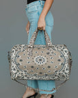 Tan Bandana Duffel