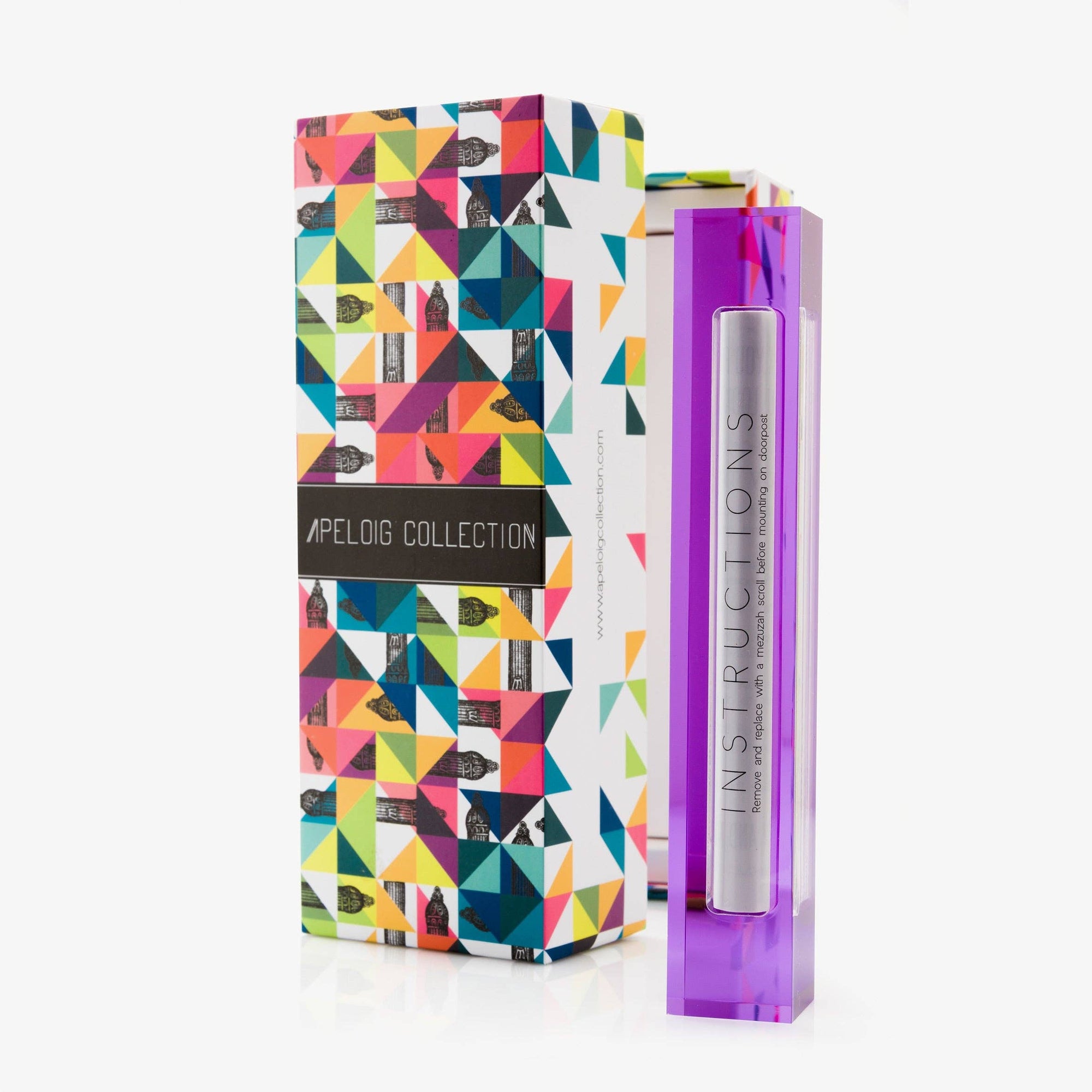 Mezuzah Large Violet