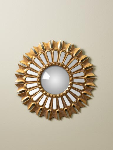 Convex Golden Mirror Doplo Resin