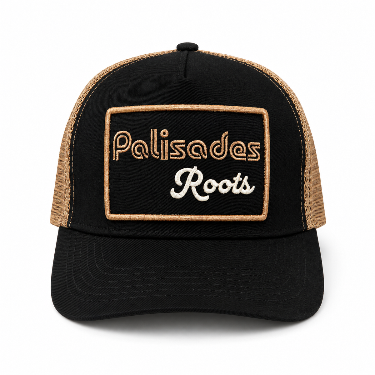BLACK &amp; TAN Pali Trading Post x SoulByrd Trucker Hat | Limited Edition Pacific Palisades Hat