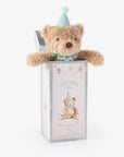 O/S Aqua Birthday Bear Boxed | Elegant Baby