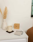 Bierfilzl Merino Wool Felt Square Coaster Multi 4 Pack Earth
