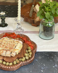 Vintage English Bread Board, Medium Scalloped