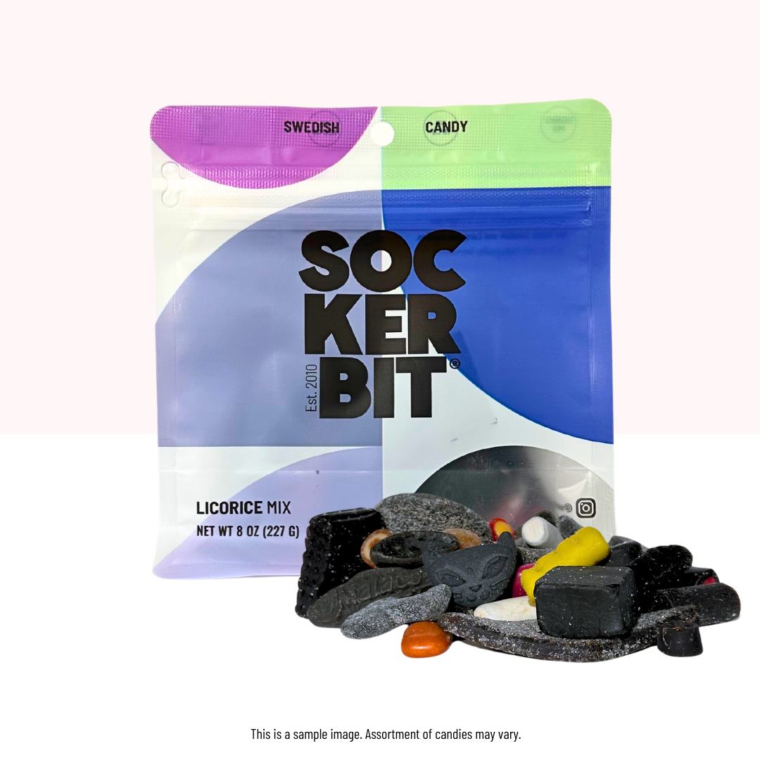 Licorice Mix Swedish Candy Bag 8oz