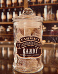 Old Fashioned Apothecary Jar with Sour Cola Candy