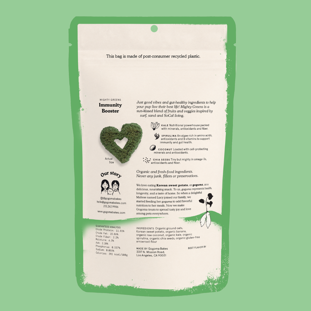 Gogoma Mighty Greens Superfood Dog Treats