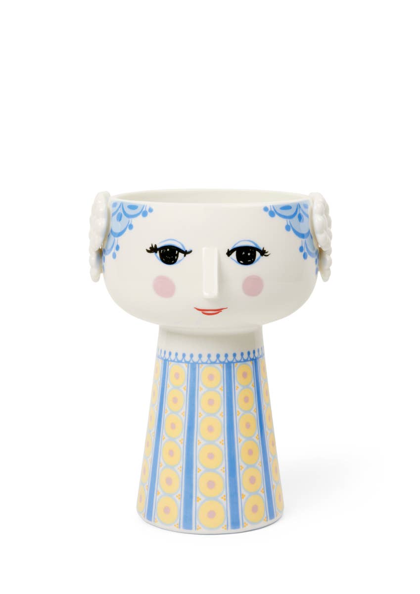 Bjørn Wiinblad - Eva - Long Base Ceramic 3D Plant Pot / Vase