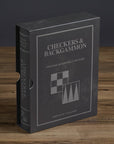 Checkers & Backgammon Vintage Bookshelf Edition