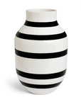 Kähler - Omaggio - Large Hand-Painted Ceramic Vase - Black