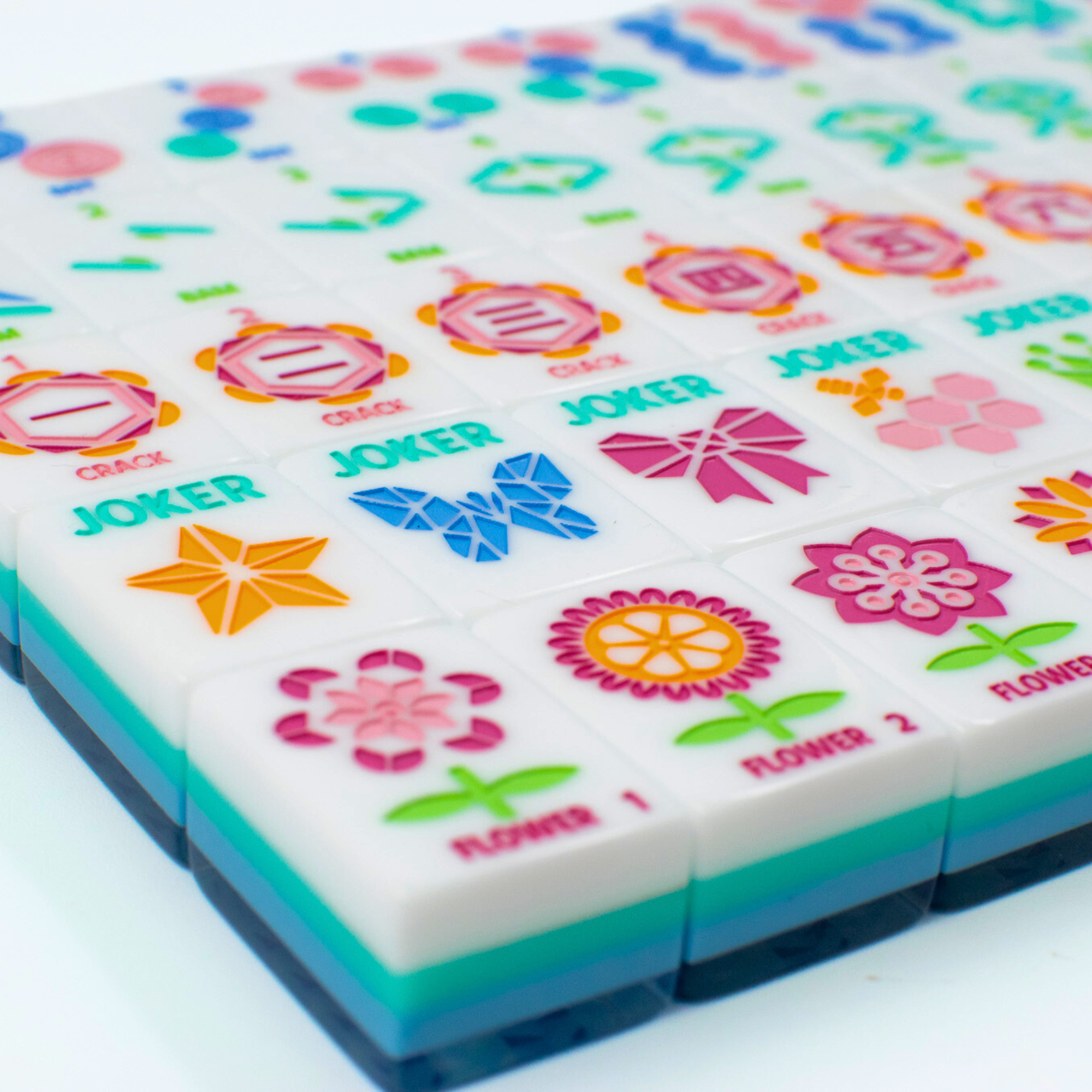 My Fair Mahjong Crystal Collection – Prism Series Tile Set (Blue)