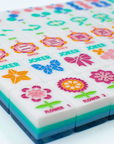 My Fair Mahjong Crystal Collection – Prism Series Tile Set (Blue)