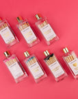 Smokeshow - Glass Bottle Safety Matches - Rainbow/Multi