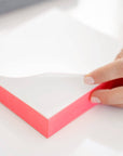 Painted Edge Notepad, Neon