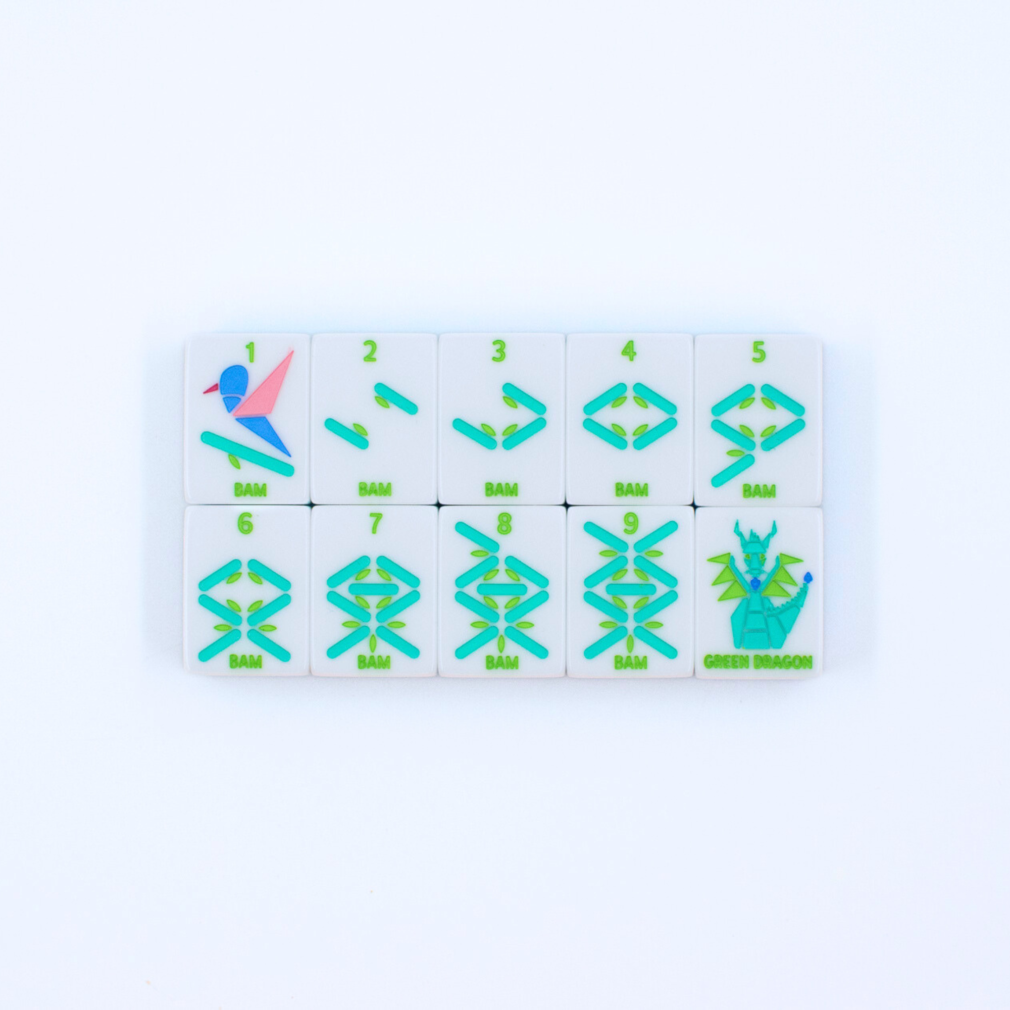 My Fair Mahjong Crystal Collection – Prism Series Tile Set (Blue)