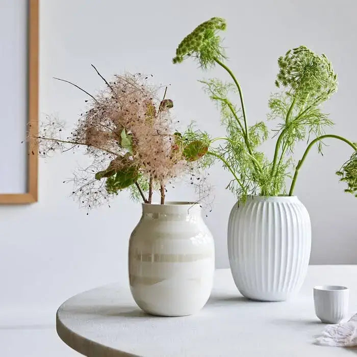 Kähler - Omaggio - Large Ceramic Vase - Mother of Pearl
