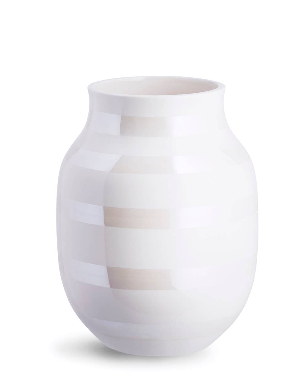 Kähler - Omaggio - Large Ceramic Vase - Mother of Pearl