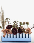 Apeloig Collection Acrylic Menorah & Flower Vase – Modern Hanukkah Menorah