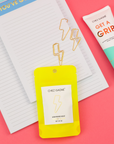 Lightning Bolt - Unique Gold Plated Paper Clips - Pack of 25