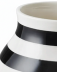 Kähler - Omaggio - Large Hand-Painted Ceramic Vase - Black