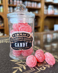 Apothecary Jar Old Fashioned hot Cinnamon Hard Candy Glass