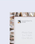 Pearlescent Ivory Mother of Pearl Picture Frames, 4"X6"