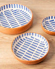 Moroccan Nesting Dish Set - Blue Stripe