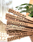 Punny Plant Stakes/ Funny Plant Markers