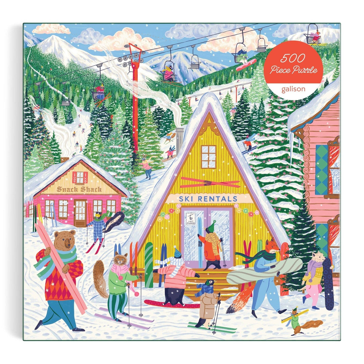 Ski Village 500 Piece Puzzle