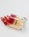 I Hate Everyone -  Match Set + Rocks Glass Duo -  200 Matches + Rocks Glass Set