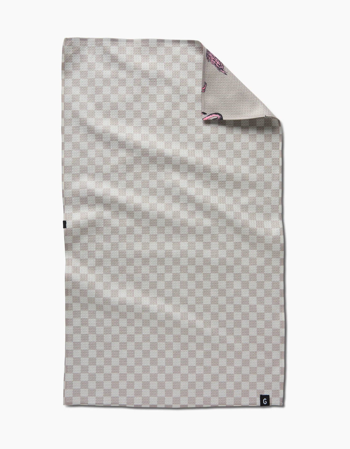 Geometry Double-Sided Tea Towel – Flamingo Dance